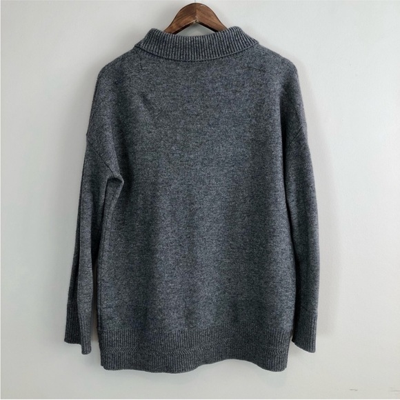 Line The Label Lambswool Yak Cashmere Knit
Oversized Turtleneck Sweater - Picture 6 of 10